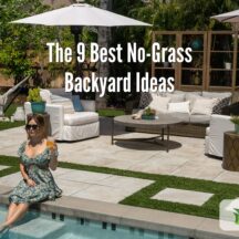 modern backyard ideas no grass